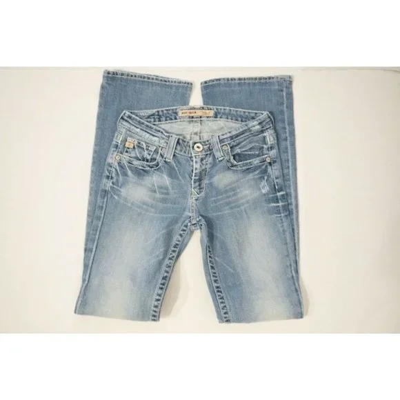 Big Star Jeans Big Star Casey K Low Rise Light Wash Bootcut